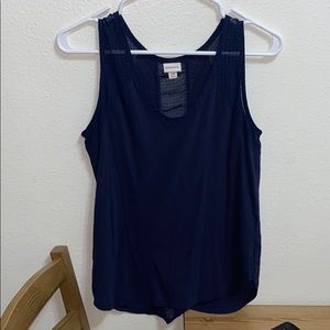 Navy blue top